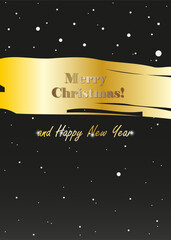 Vector Christmas and New Year background for postcards and posters, celebration decoration, invitation, greeting cards.