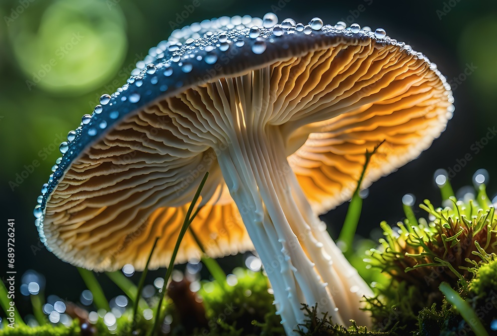 Poster exploring the unique flavors and textures of this distinctive mushroom