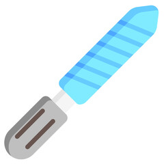 nail file multi color icon, for woman and beauty theme