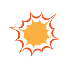 energy explosion effect and blast vector design