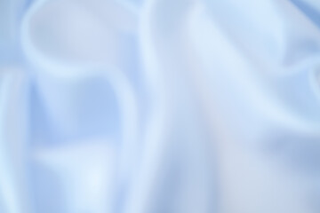 Modern white fabric stripes, blurred background