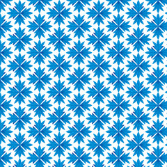 floral pattern design blue background seamless pattern