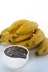 natural banana jelly, healthy tasty fruit jam, healthy plantation