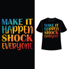 Obraz premium typography t shirt design, t shirt, t shirt design, vector, eps