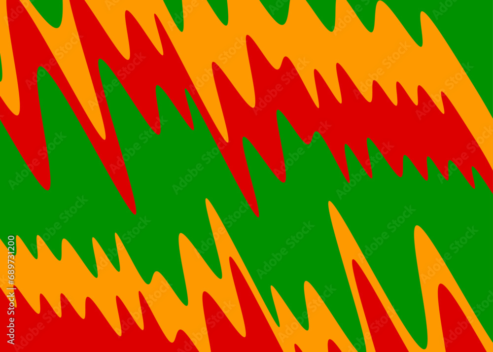 Poster simple background with colorful gradient wavy lines pattern