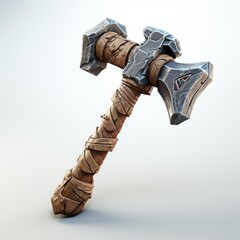 Fototapeta premium magic stone hammer role playing game assets
