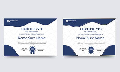 Certificate Template Design. For award, business, and education needs.