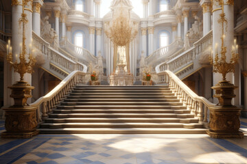 Enchanting Hallways: Castle-Like Architectural Elegance