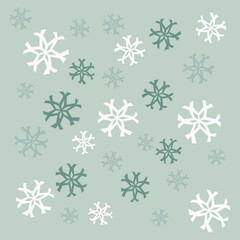 snowflakes pattern