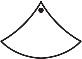 Earring icon vector. Decoration illustration sign .Black Line jewel symbol editable stock. Earring icon woman jewelry accessory silhouette. Luxury earrings jewelry isolated on transparent background.