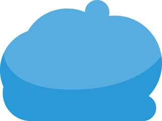 Blue Cloud Scape Illustration
