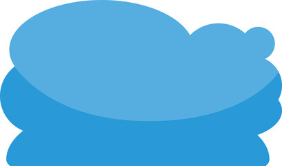 Blue Cloud Scape Illustration
