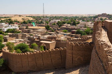 Kot Diji Fort, Fortress Ahmadabad in Khairpur District, Pakistan. Walls and surroundings © Анастасия Смирнова