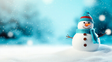 Christmas - cute snowman with gifts for happy christmas and new year festival wallpaper