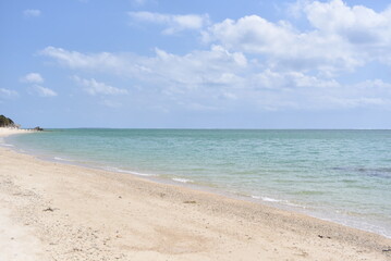 Fototapeta na wymiar Okinawa Mibaru Beach