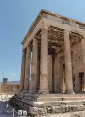 Obraz premium Erechtheion entrance columns in Athens