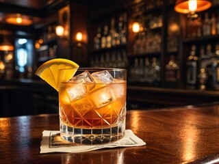 Timeless Elegance in a Glass. AI Generated.