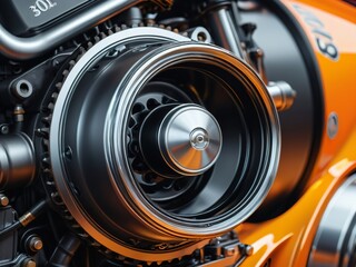 Engine Oil Unleashing the Power of High Performance Lubrication. AI Generated.