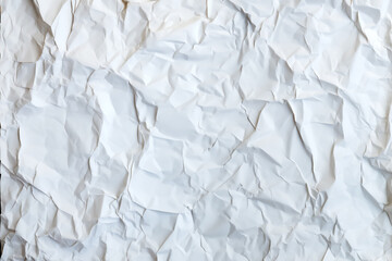Horizontal image of crumpled white paper. Can be used in
  As a stylish background for websites, suitable for restaurant menu designs, creating a neutral backdrop that highlights the presentation of f