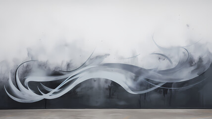 graffiti spray paint wall art on a concrete wall