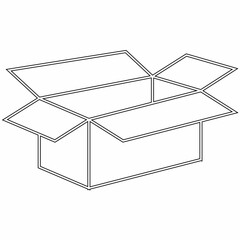 Box packaging drawing product line design and design.
