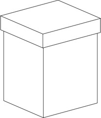 Box packaging drawing product line design and design.
