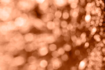 peach fuzz shiny background. Christmas background