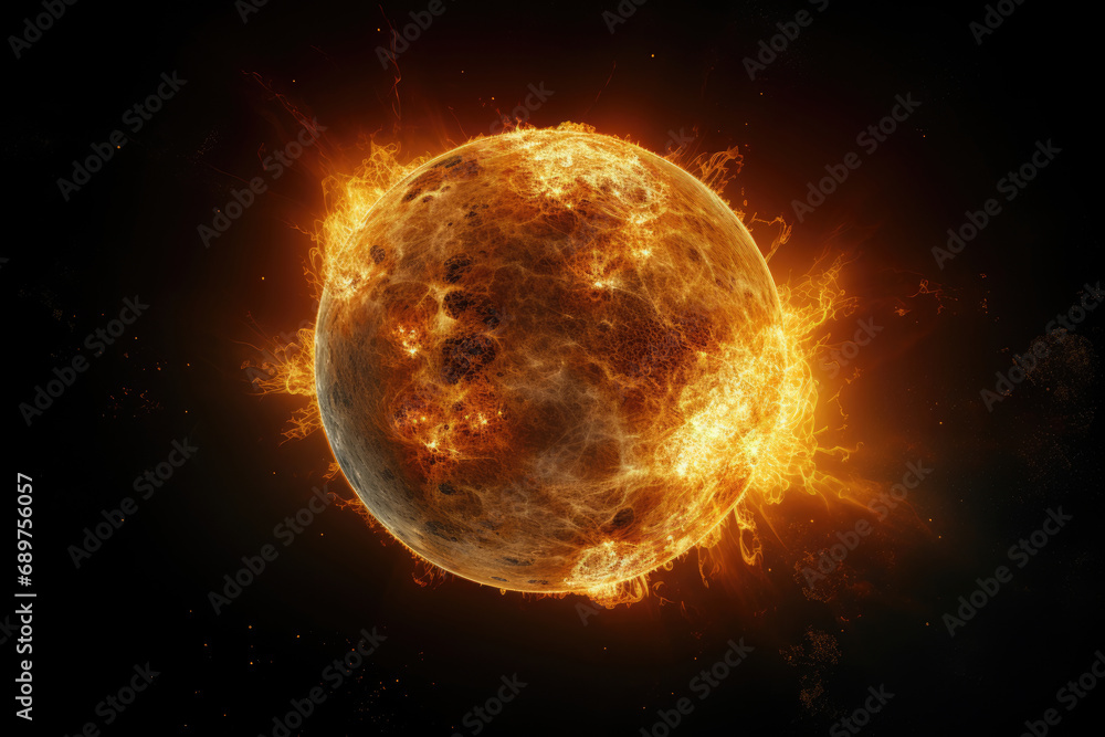 Poster astronomical object celestial body in space