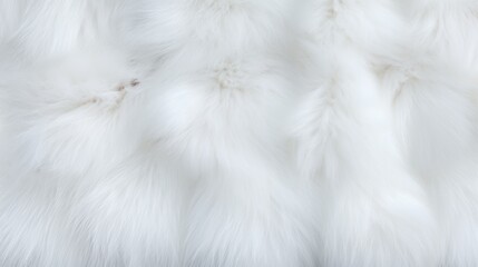 White arctic fox fur background