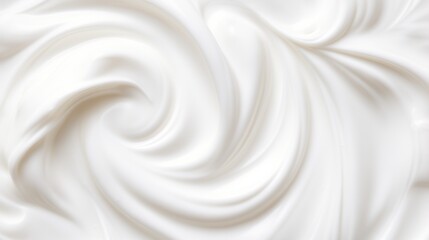 close up of white cream surface	