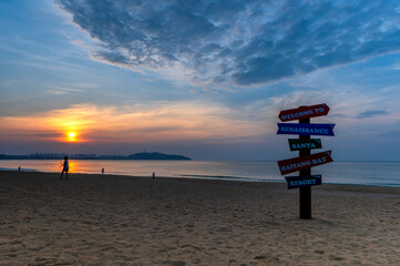 lifeguard tower on the beach
