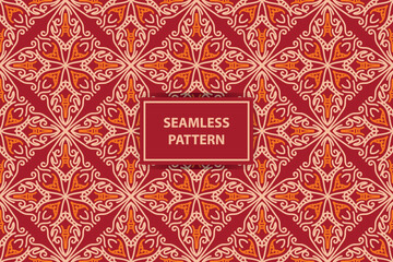 Pattern india seamless oriental vintage indian background, Abstract pattern background. Vintage decorative elements. Hand drawn background. Islam, Arabic, Indian, ottoman motifs