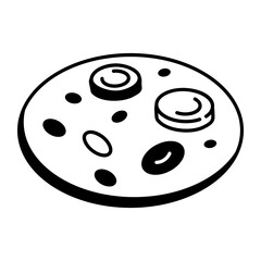 Latest linear icon of archaea