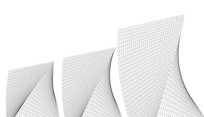 Architectural drawing. Futuristic background