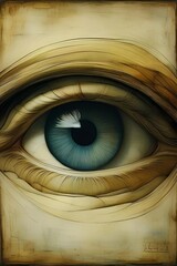 eye of the world, Fenêtre sur l’âme - obrazy, fototapety, plakaty