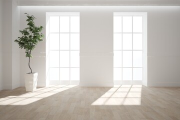 Modern interior design. 3D illustration