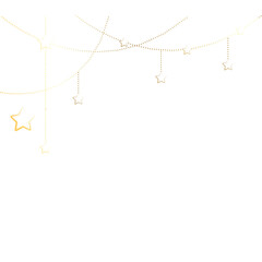 ramadan kareem golden line illustration