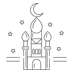 ramadan lineal illustration