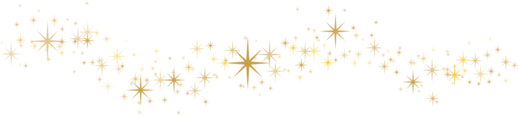 Fotobehang Golden star banner wave vector clip art illustration, sparkling design element for the holidays © Kati Moth