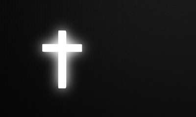 cross white isolated colour bright light black colour background wallpaper copy space symbol sign...
