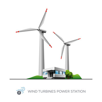 Wind Turbines Power Station