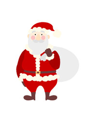 santa claus,  christmas illustration 