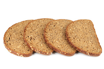 Bread with sunflower seeds and oat flakes - 689783217