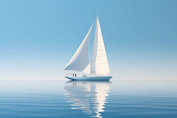 sailboat on the sea