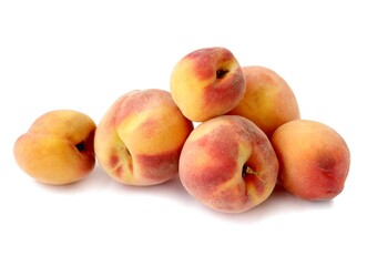Fototapeta na wymiar sweet,juicy delicious peaches close up