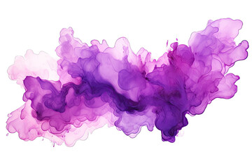 Purple Watercolor stain - obrazy, fototapety, plakaty