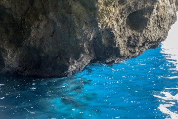 Grotta Azzurra blue water, Argentario, Italy
