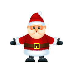 santa claus, illuatration, images, template, holliday, christmas, santa claus on a transparent background, xmas, winter, vector, 
