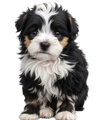 puppy on white background