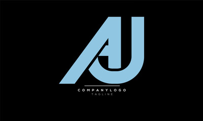 Alphabet letters Initials Monogram logo AJ, AJ INITIAL, AJ letter